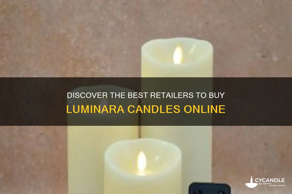 where can i buy luminara candles