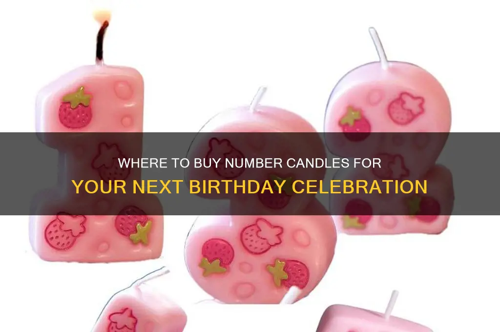 where can i buy number candles