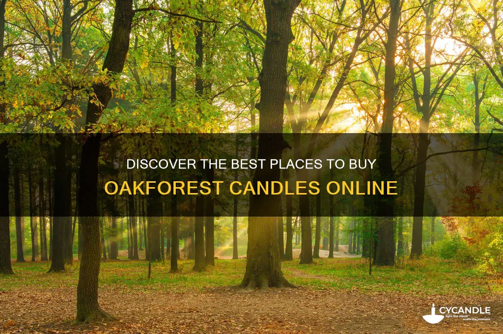 where can i buy oakforest candles