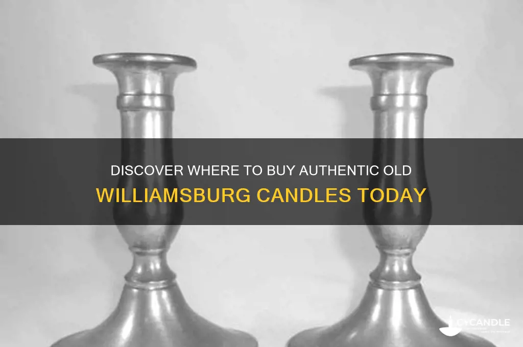 where can i buy old williamsburg candles