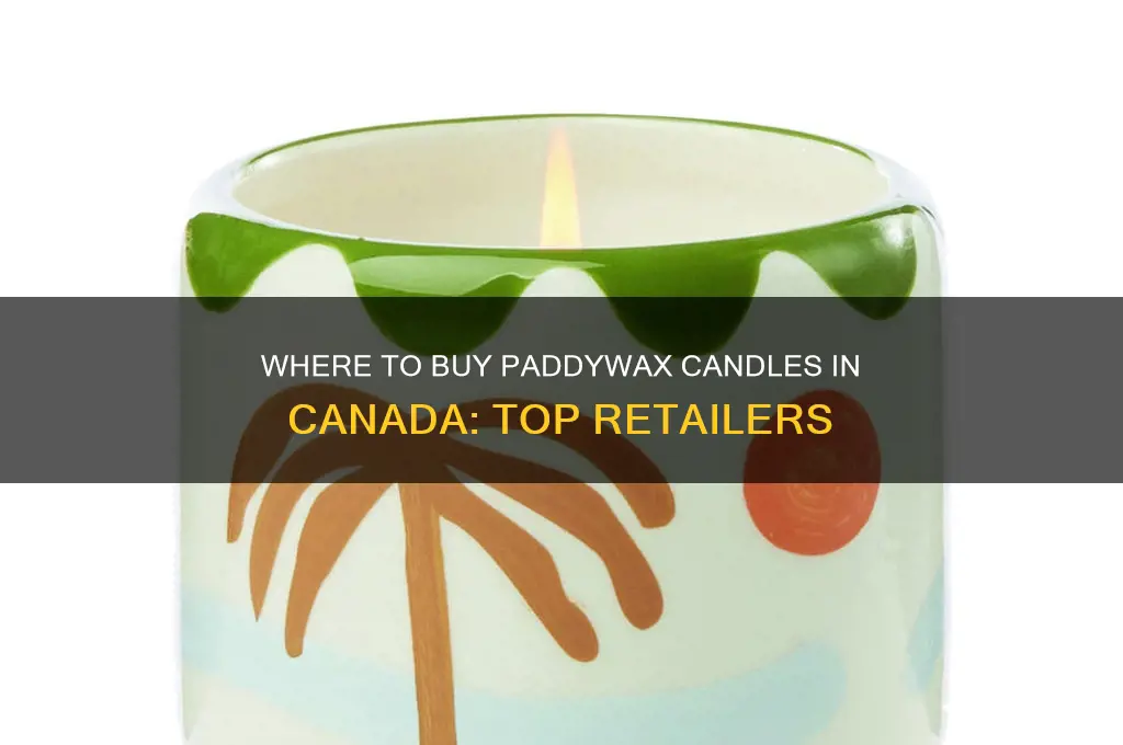 where can i buy paddywax candles in canada