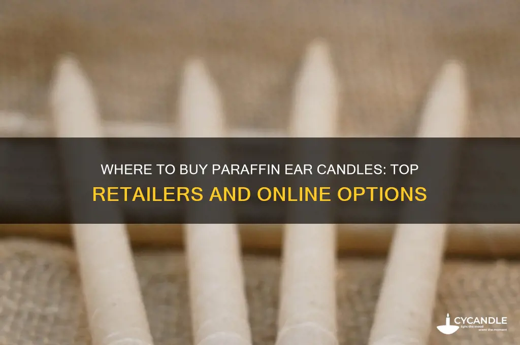 where can i buy paraffin ear candles