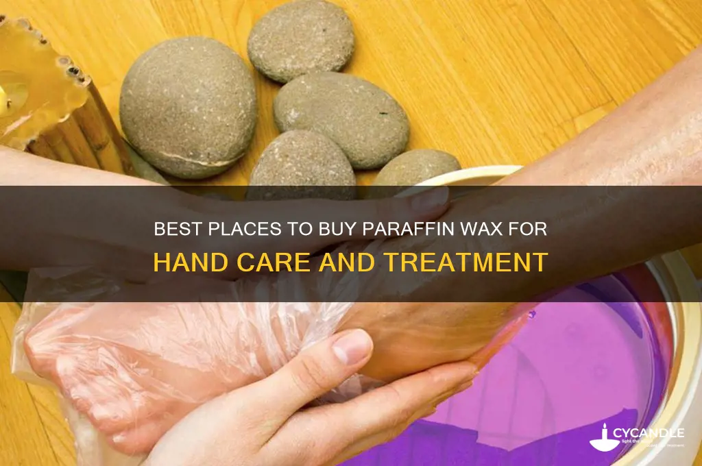 where can i buy paraffin wax for hands