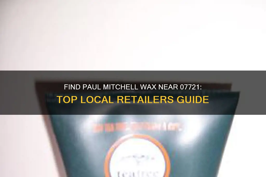 where can i buy paul mitchell wax near 07721