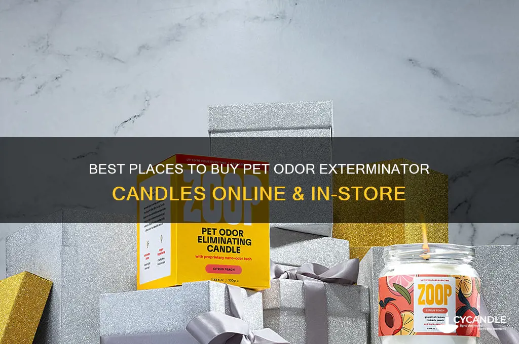 where can i buy pet odor exterminator candles