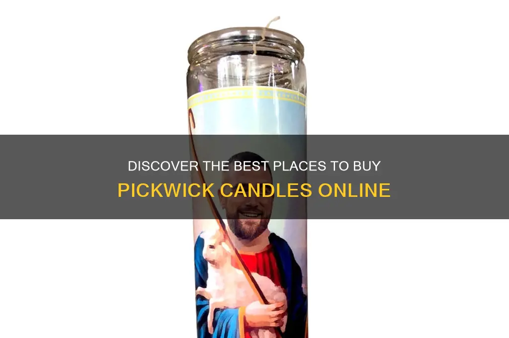 where can i buy pickwick candles