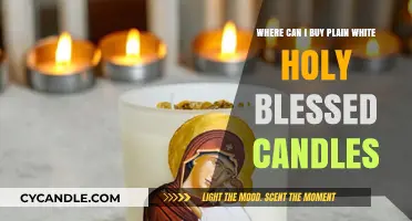 Where to Buy Plain White Holy Blessed Candles: A Guide
