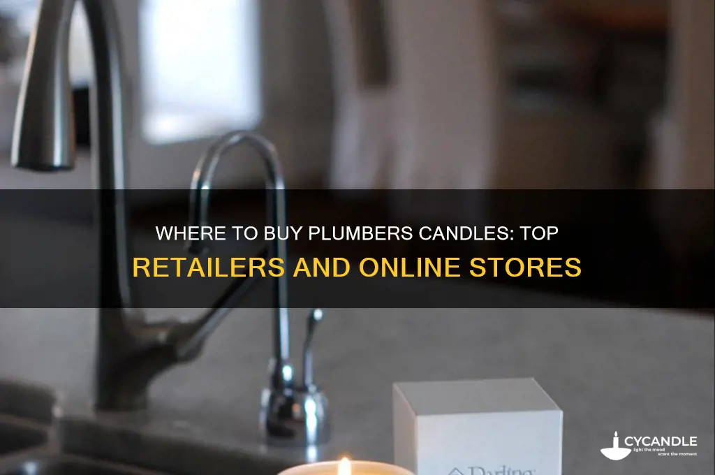 where can i buy plumbers candles