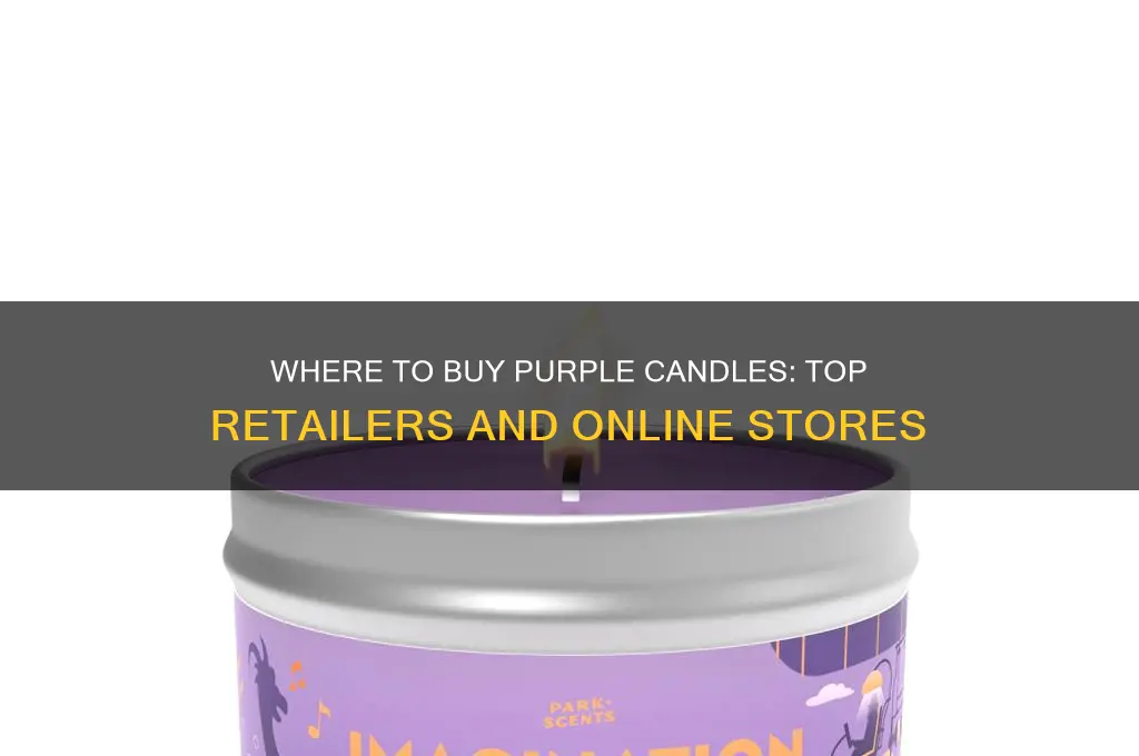 where can i buy purple candles