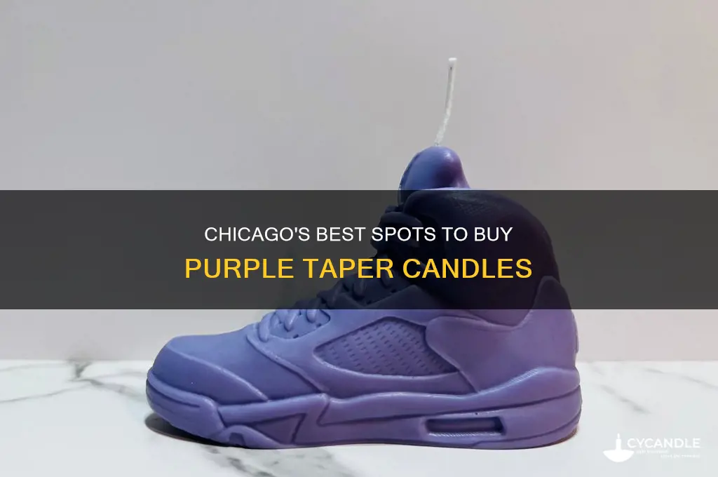 where can i buy purple taper candles in chicago