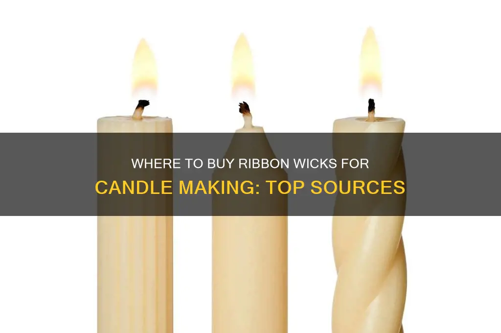 where can i buy ribbon wicks for candles