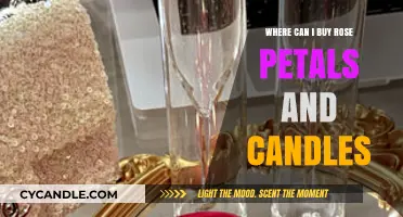 Where to Buy Rose Petals and Candles for Romantic Ambiance
