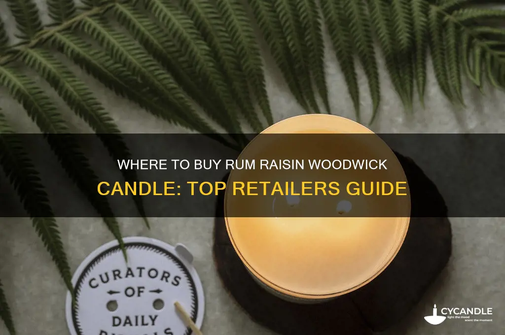 where can i buy rum raisin woodwick candle
