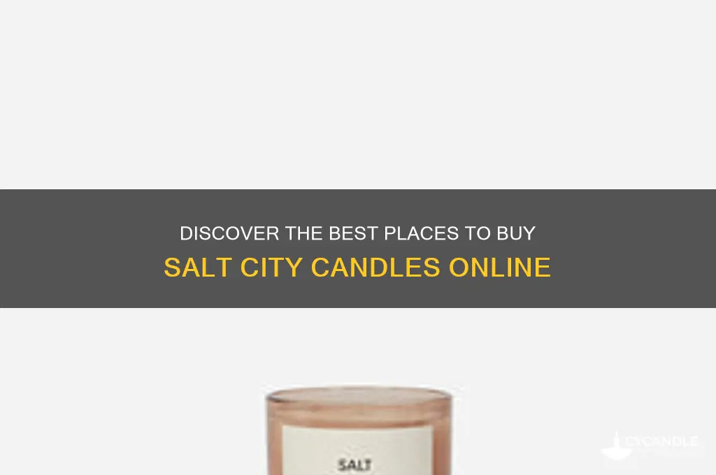 where can i buy salt city candles