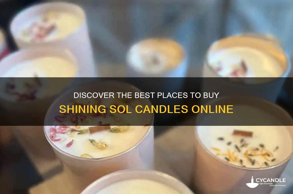 where can i buy shining sol candles