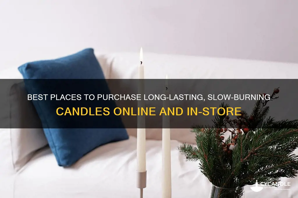 where can i buy slow burning candles
