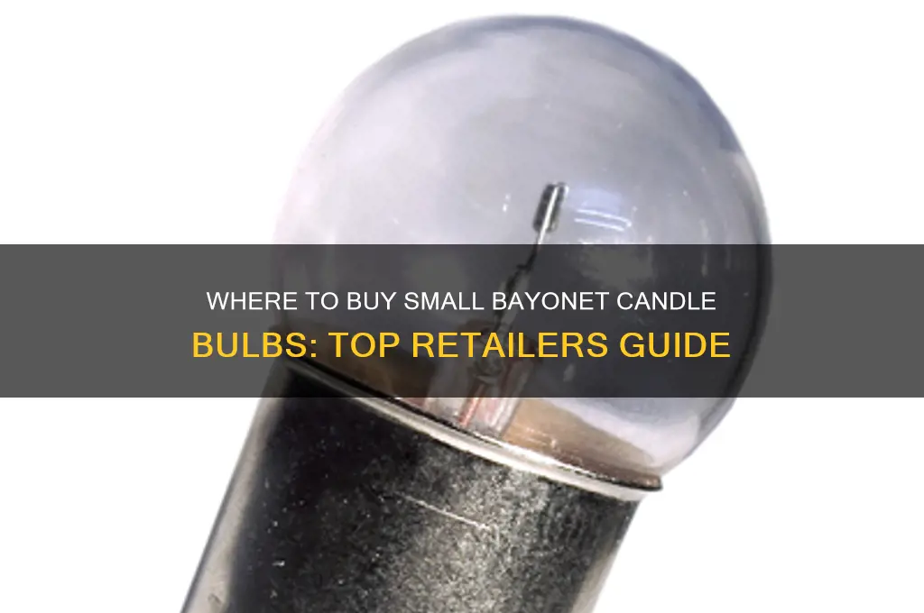 where can i buy small bayonet candle bulbs