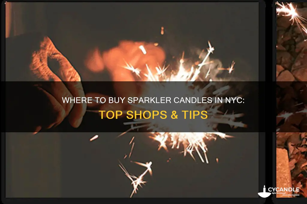 where can i buy sparkler candles in nyc
