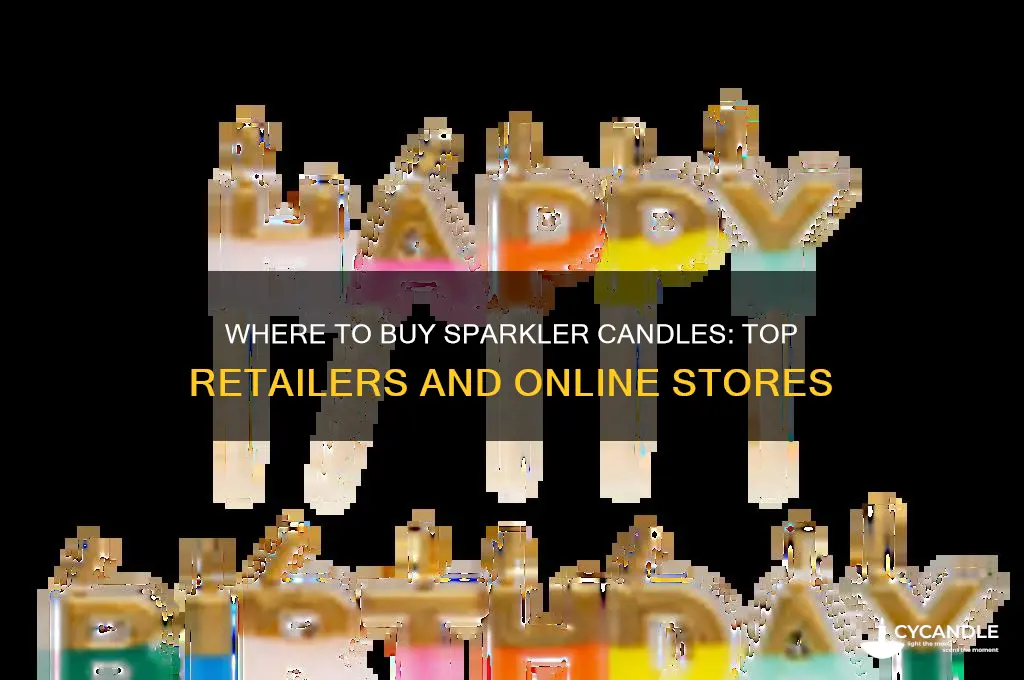 where can i buy sparkler candles