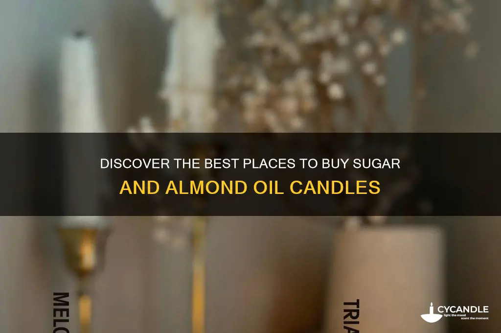 where can i buy sugar and almond oil candles