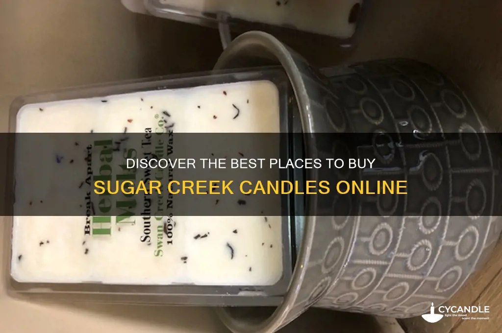 where can i buy sugar creek candles
