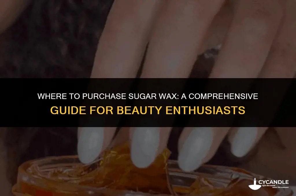 where can i buy sugar wax