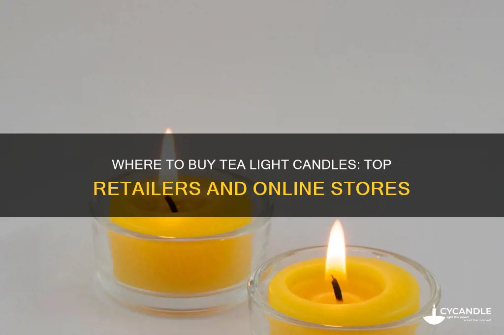 where can i buy tea light candles