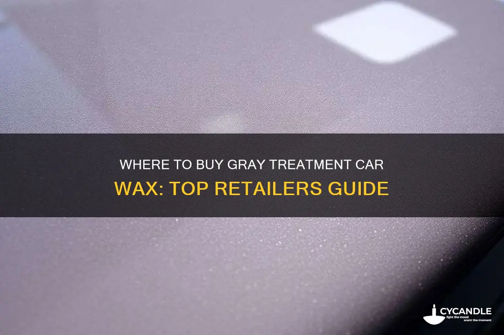 where can i buy the treatment car wax in gray