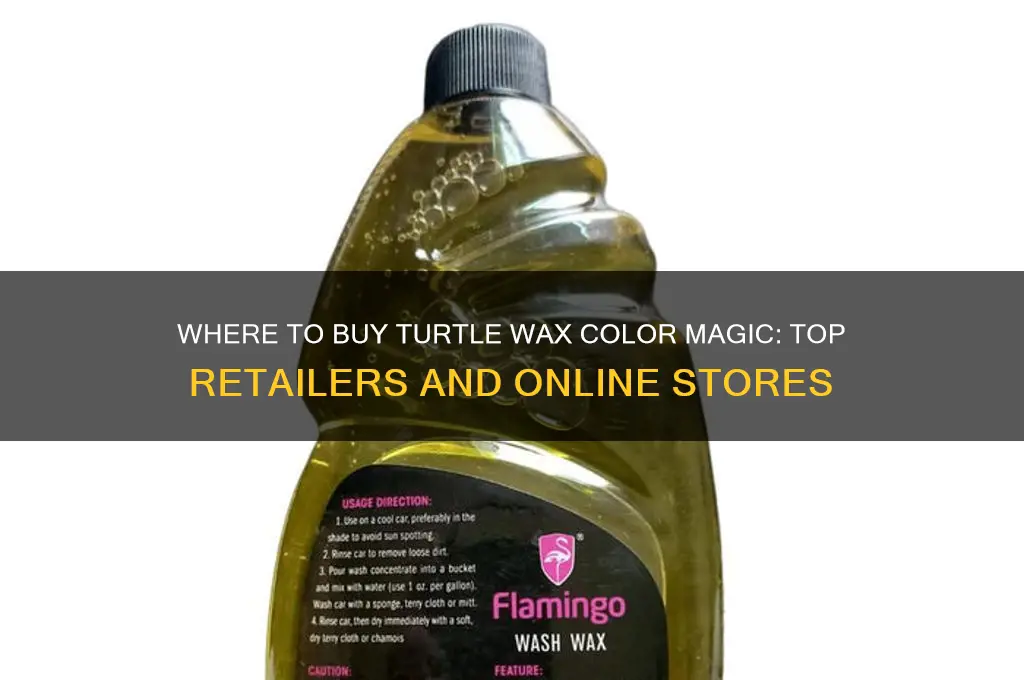 where can i buy turtle wax color magic