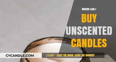 Where to Buy Unscented Candles: Top Retailers and Online Stores