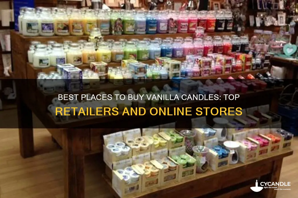 where can i buy vanilla candles