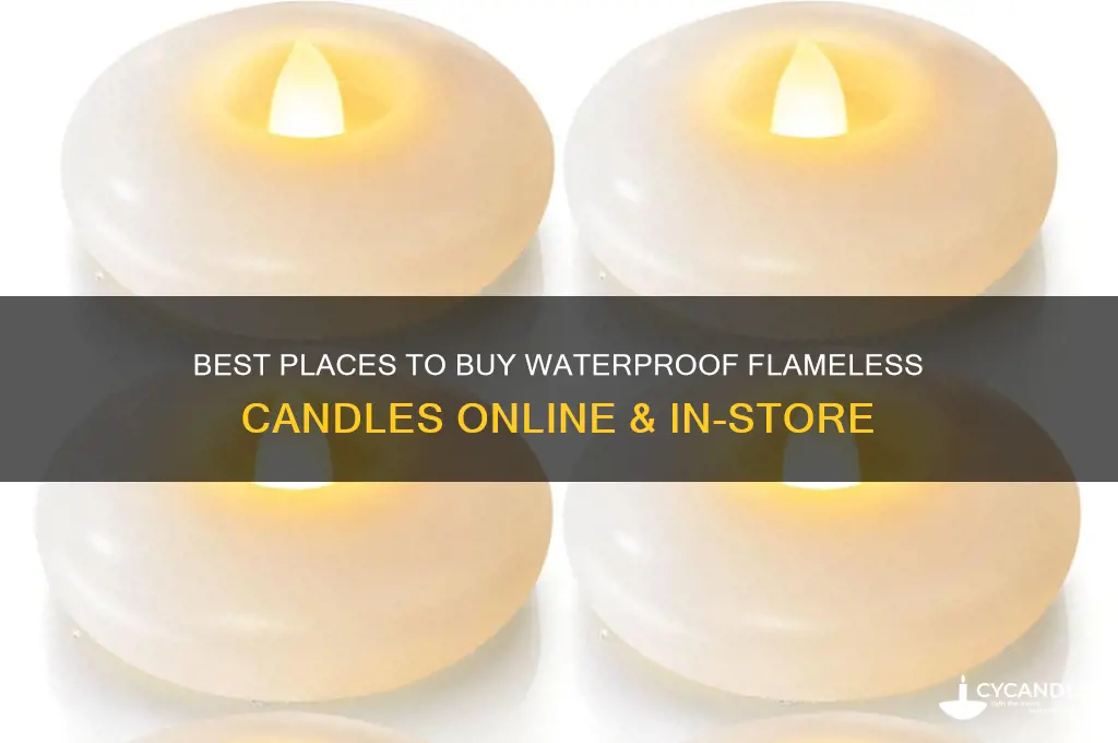 where can i buy waterproof flameless candles