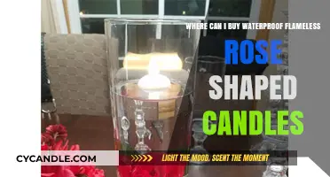 Where to Buy Waterproof Flameless Rose Shaped Candles