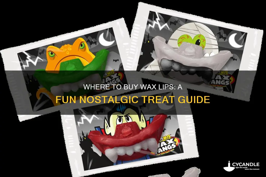 where can i buy wax lips