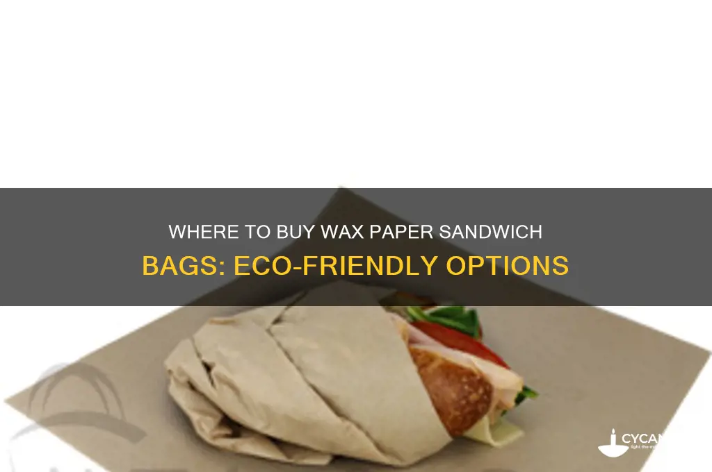 where can i buy wax paper sandwich bags