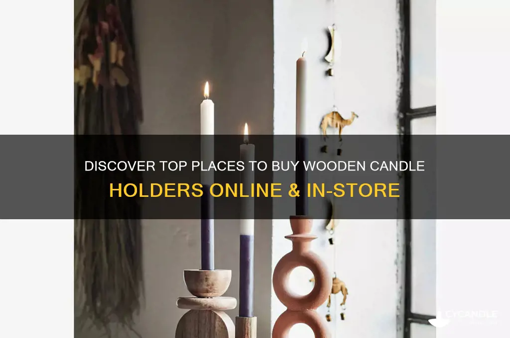 where can i buy wooden candle holders