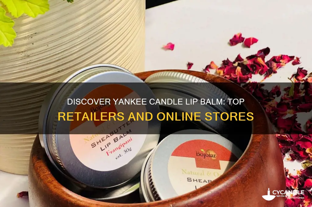where can i buy yankee candle lip balm
