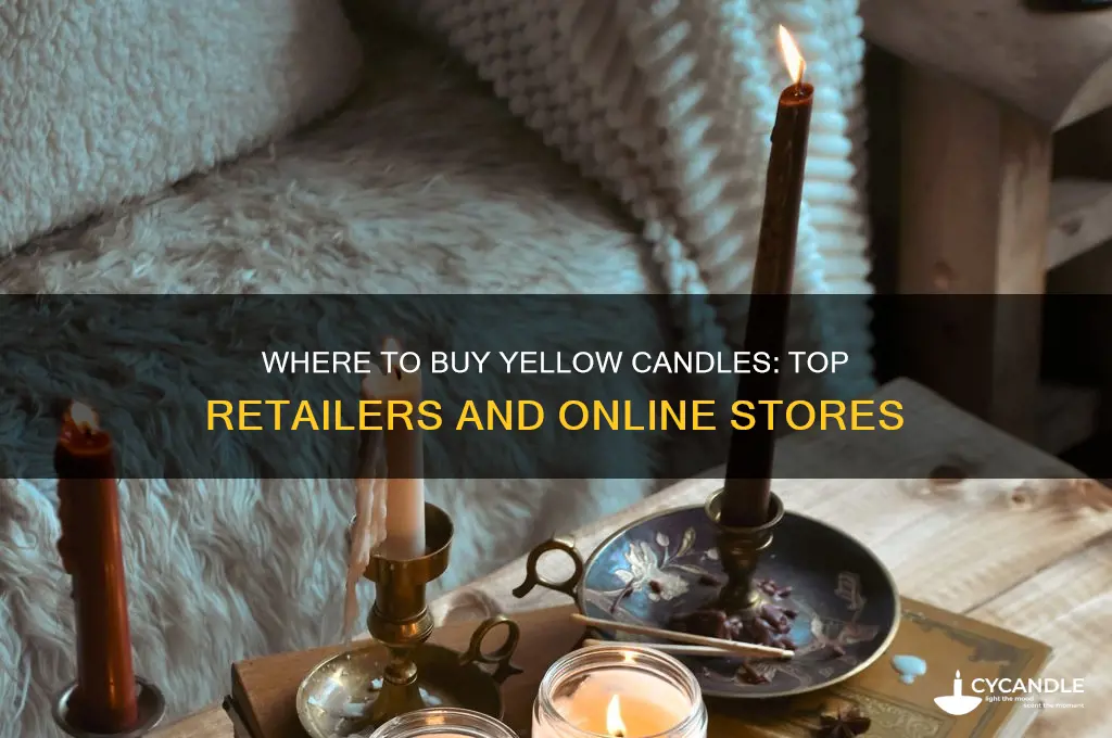 where can i buy yellow candles