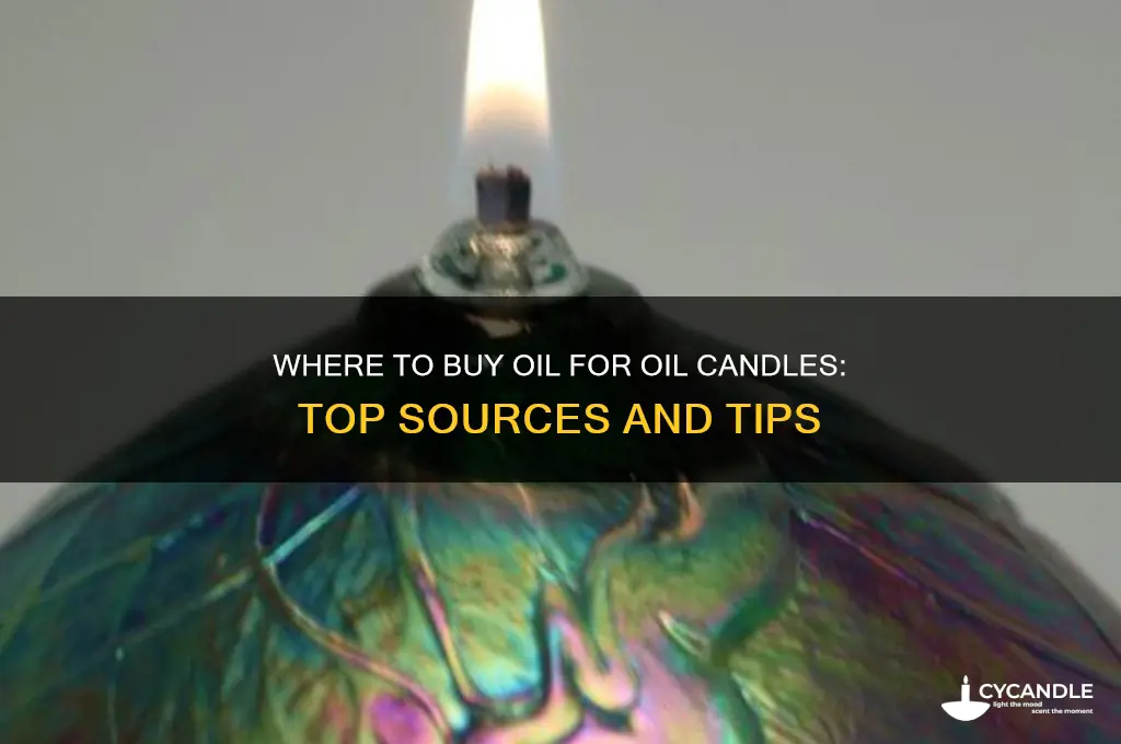 where can i buyt oil for oil candles