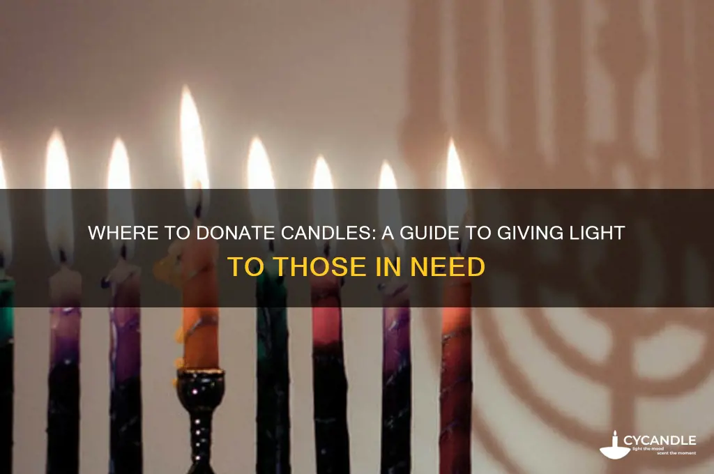where can i donate candles