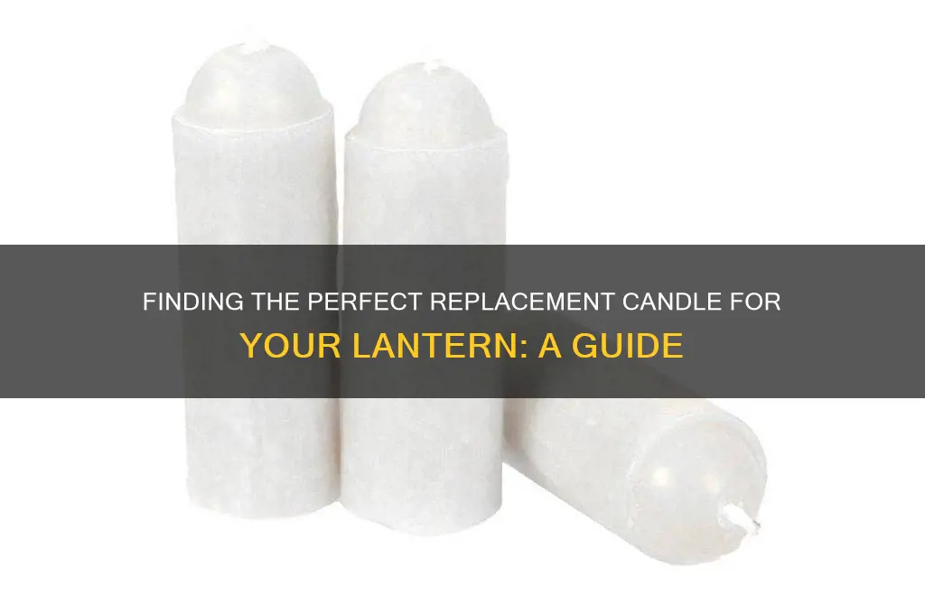 where can i fin a relacemet candle for my lantern