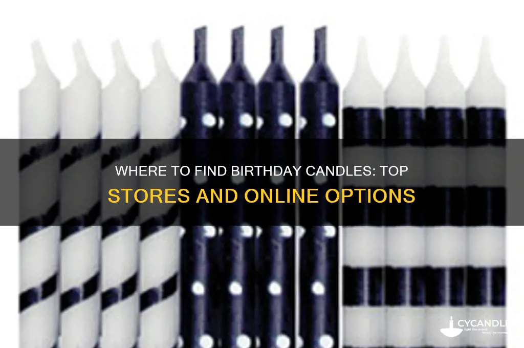 where can i find birthday candles
