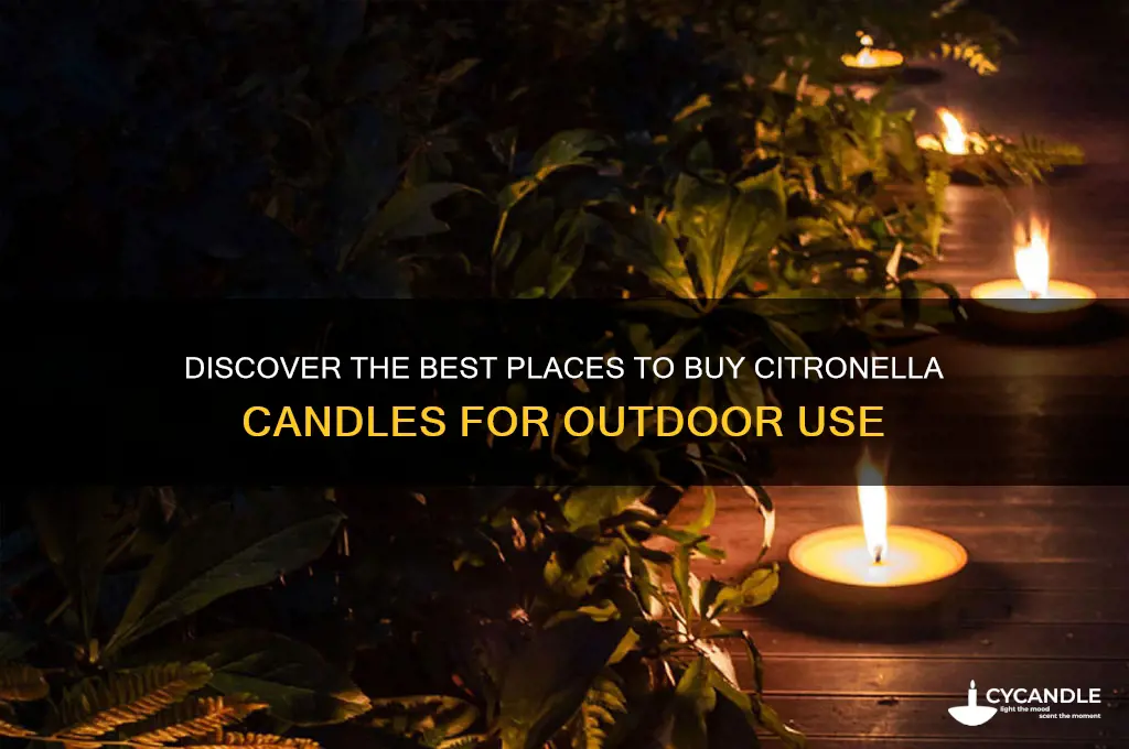 where can i find citronella candles