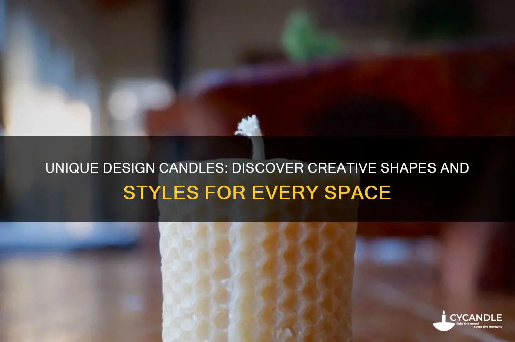 where can i find design candles and different shapes