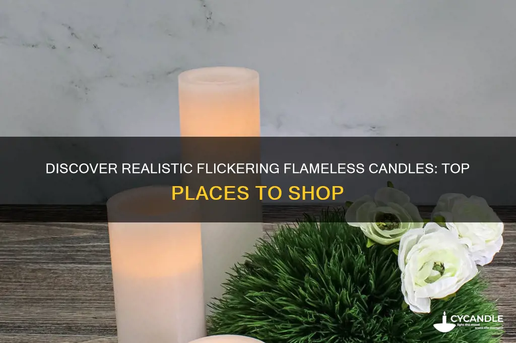 where can i find flameless candles that flickering