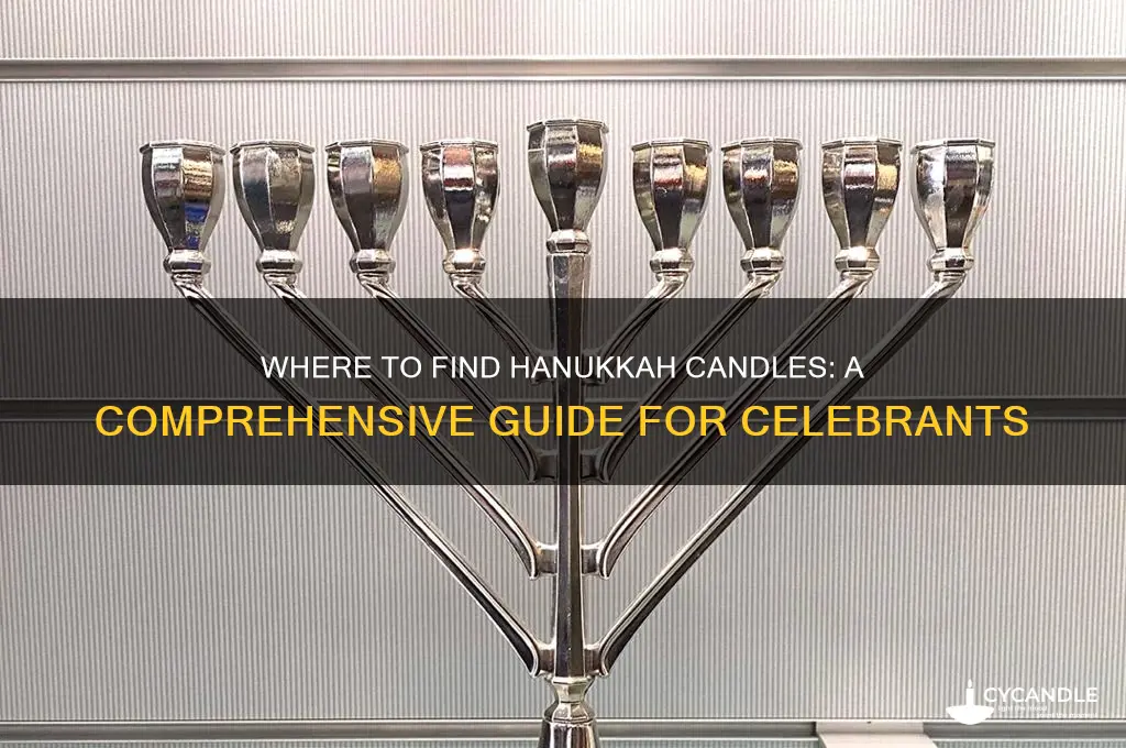 where can i find hanukkah candles