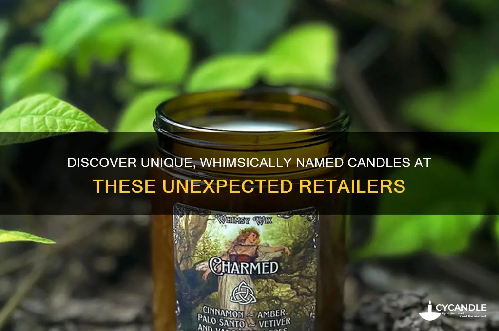 where can i find insane named candles