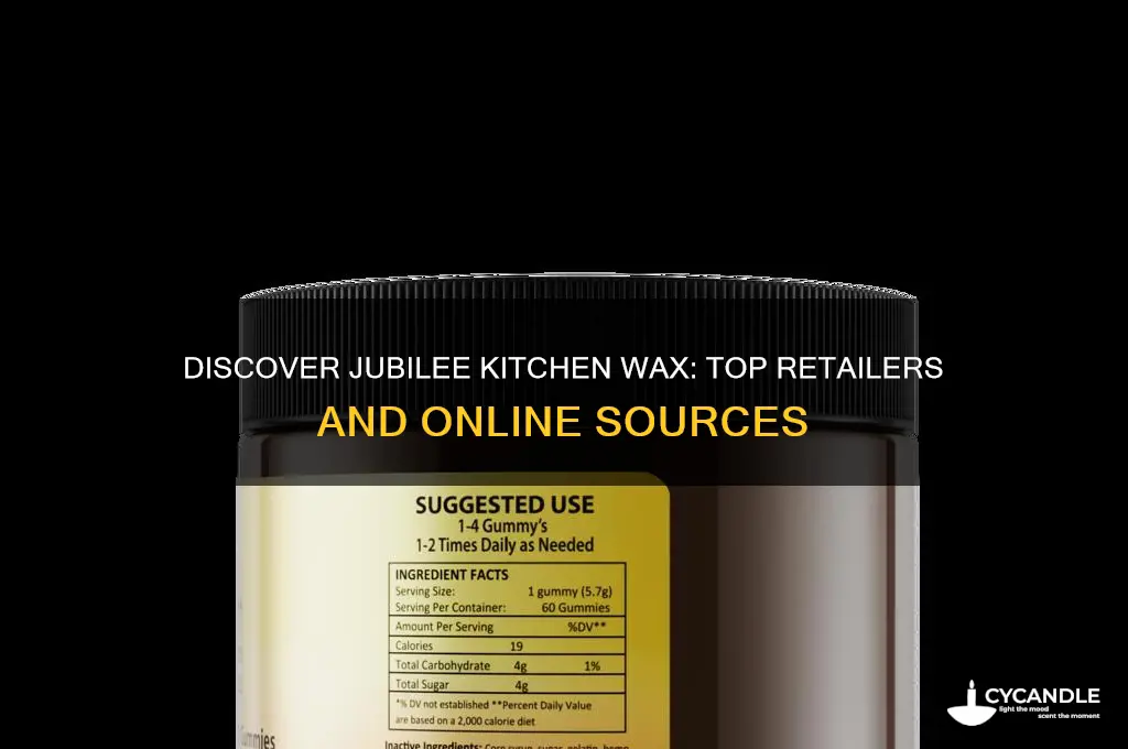 where can i find jubilee kitchen wax