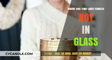 Discover Large Candles Beyond Glass: Top Places to Shop