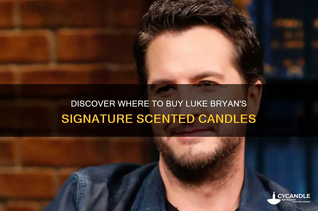 where can i find luke bryan candle